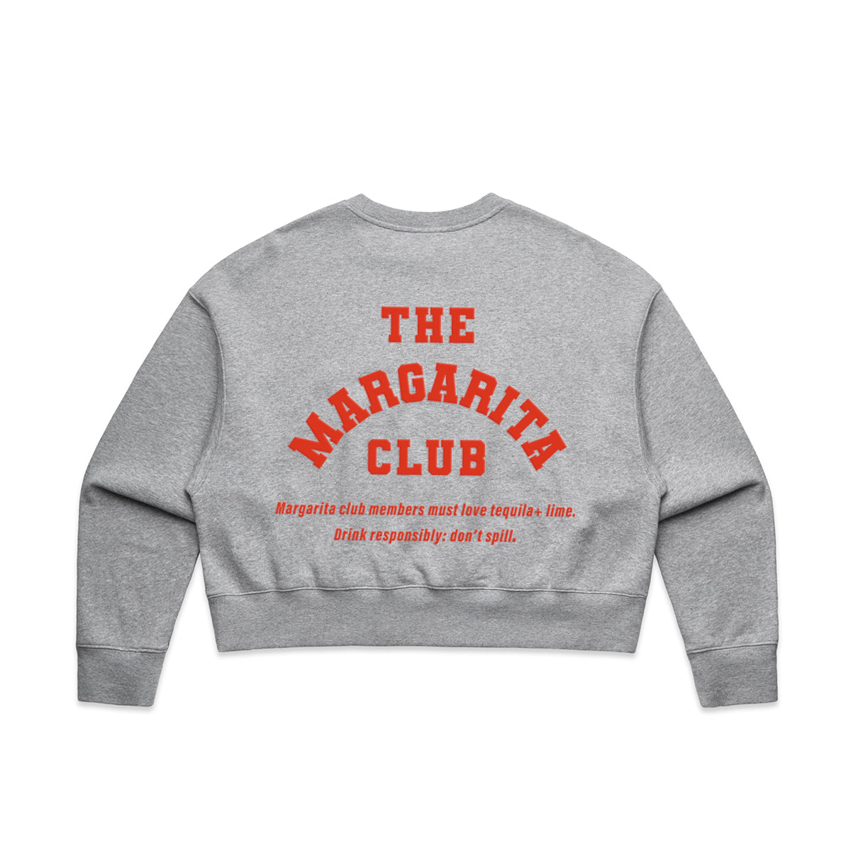 The Margarita Club Oversize Crop Sweatshirt